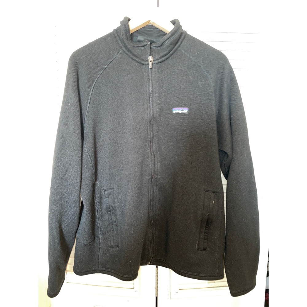 Patagonia Full Zip Fleece Better Black Jacket Men's Size M